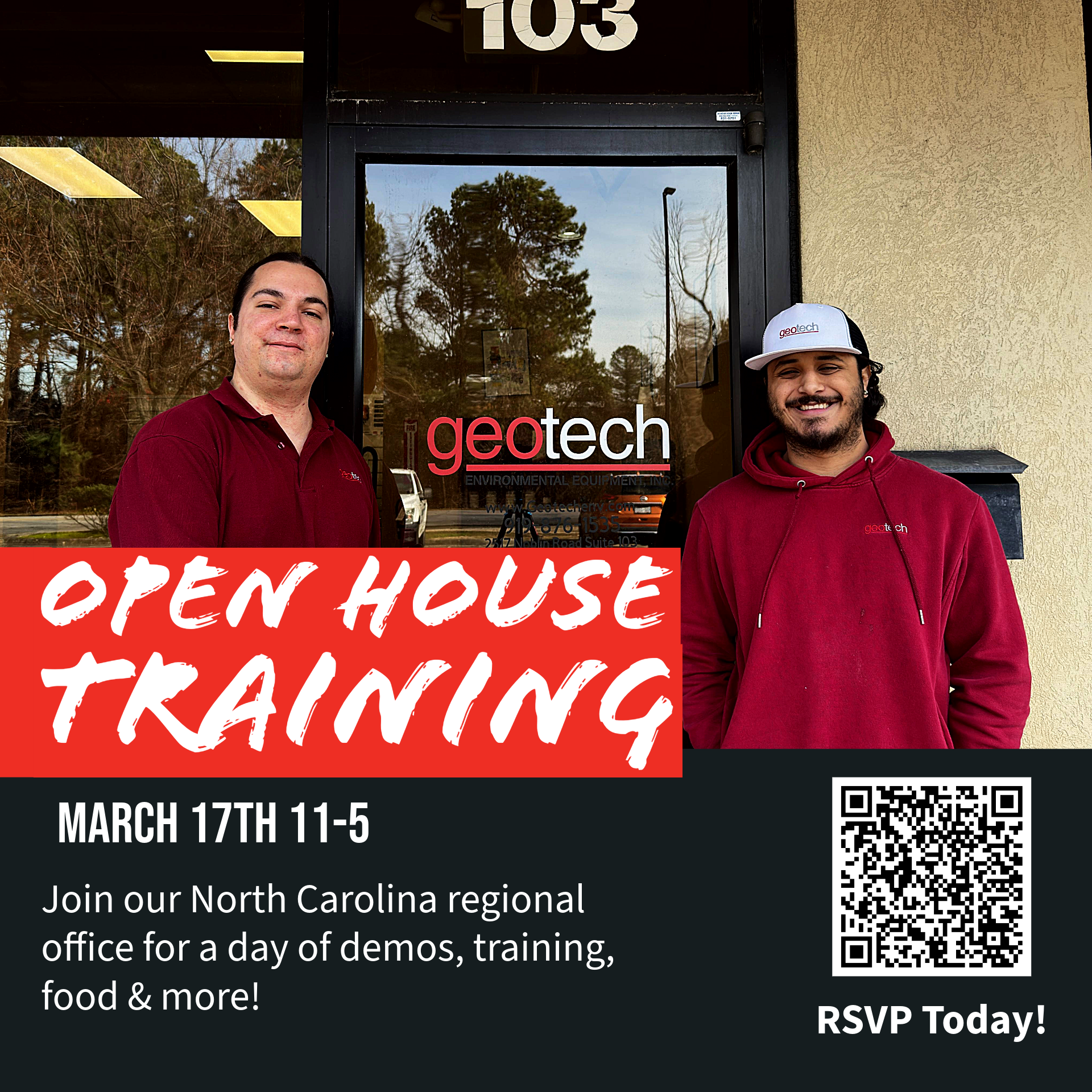 geotech north carolina open house Logo